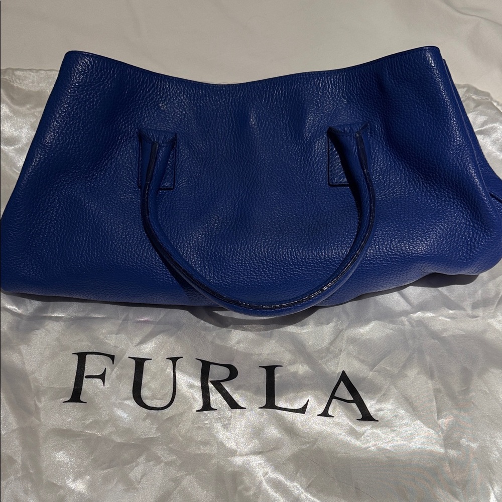 Furla Royal Blue Tote Bag - Picture 4 of 9